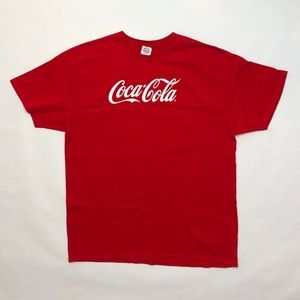 Red Coca-Cola T shirt Size XL